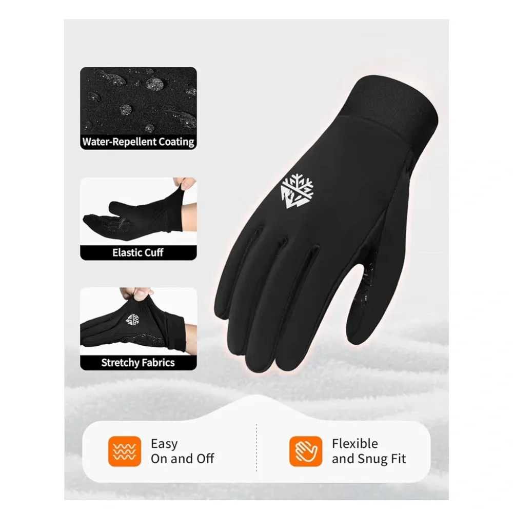 Kids Winter Thermal Touchscreen Gloves Youth Large Waterproof Anti-Slip NEW ❄️🧤